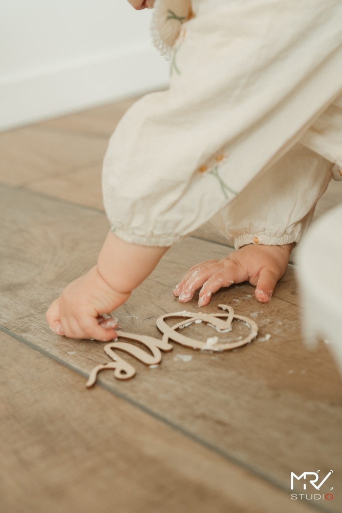 Séance photo smash the cake bébé anniversaire