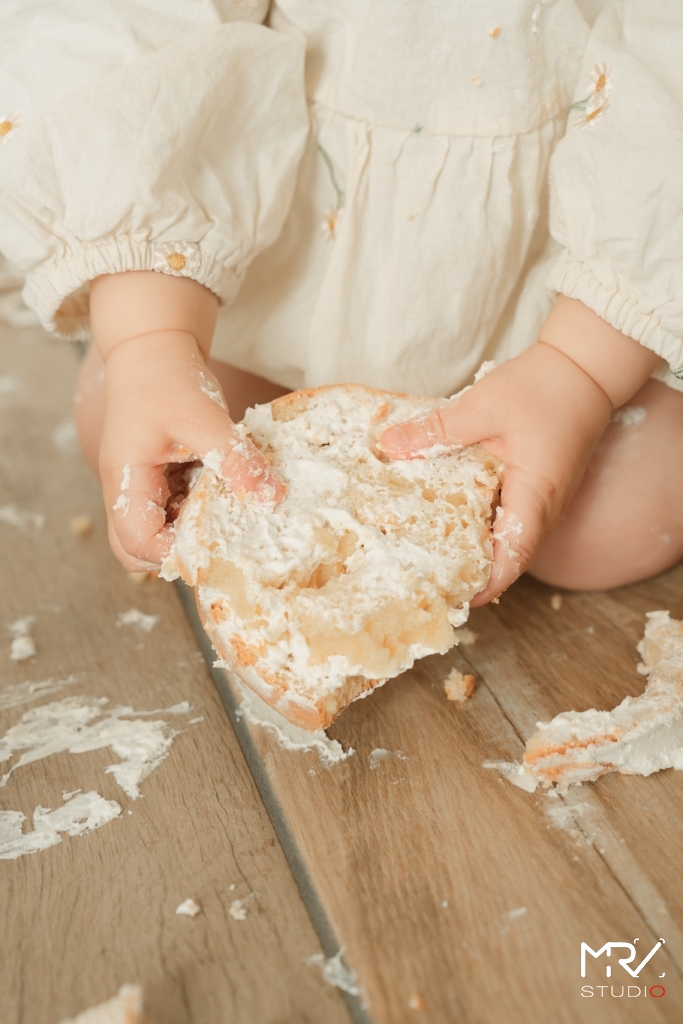 Séance photo smash the cake bébé anniversaire